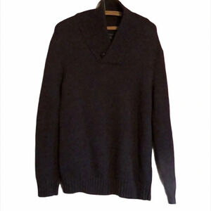 Men’s BR purple cotton wool blend sweater Large